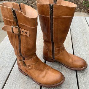 BED|STU Gogo Lug Boots Tan Rustic 8.5